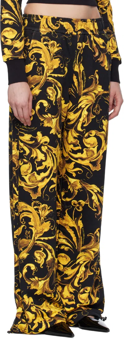Versace Jeans Couture Pants In Black