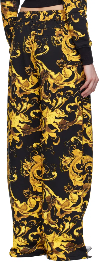 Versace Jeans Couture Pants In Black