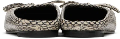 Jacquemus Les Mules Plates Ballet In Transparent