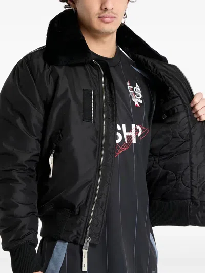 绒毛领飞行员夹克