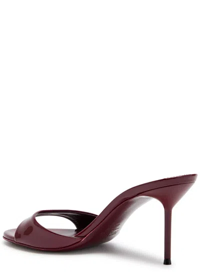 Paris Texas Woman Sandals Burgundy Size 8 Leather In Red