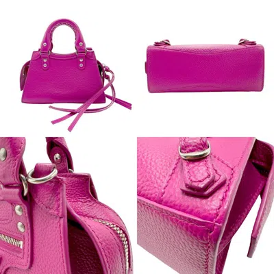 Pre-owned Balenciaga Leather Handbag Shoulder Bag ()