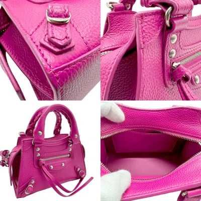 Pre-owned Balenciaga Leather Handbag Shoulder Bag ()