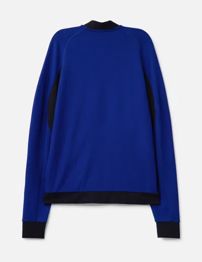 Oamc Zip Bomber Jacket In Blue