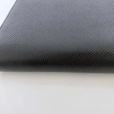 Pre-owned Bally Black Leather Long Wallet (bi-fold) ()