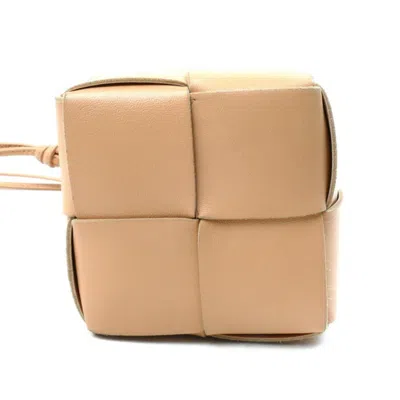 Pre-owned Bottega Veneta Beige Leather Shoulder Bag ()