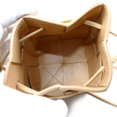 Pre-owned Bottega Veneta Beige Leather Shoulder Bag ()