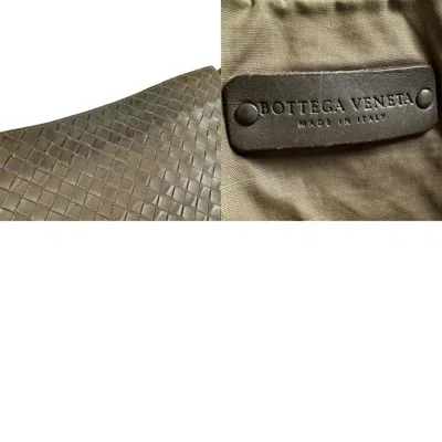 Pre-owned Bottega Veneta Khaki Leather Shoulder Bag ()