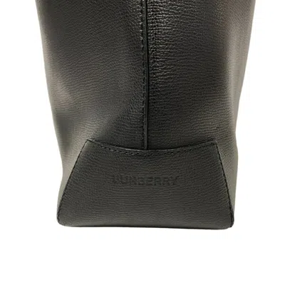 Pre-owned Burberry Black Brown Pvc Leather Tote Bag ()
