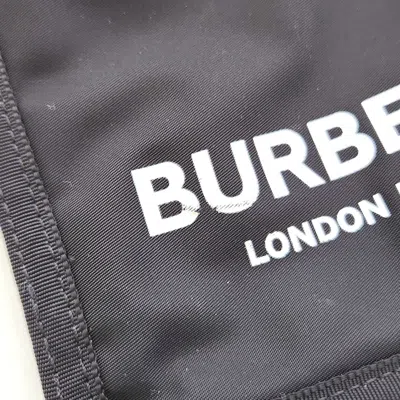 Pre-owned Burberry Black Nylon Pochette Shoulder Bag ()