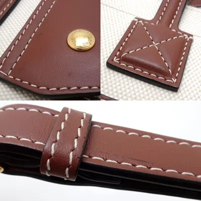 Pre-owned Burberry Canvas Leather Shoulder Bag ()