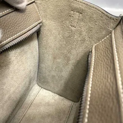 Pre-owned Celine Beige Leather Handbag Shoulder Bag ()