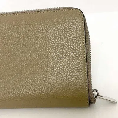 Pre-owned Celine Beige Leather Wallet (bi-fold) ()