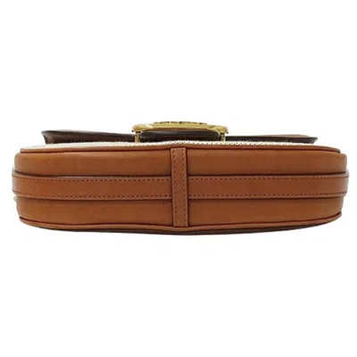 Pre-owned Celine Brown Canvas Shoulder Bag ()
