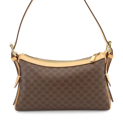 Pre-owned Celine Brown Pvc Leather Shoulder Bag ()