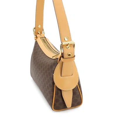 Pre-owned Celine Brown Pvc Leather Shoulder Bag ()