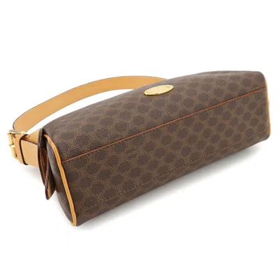 Pre-owned Celine Brown Pvc Leather Shoulder Bag ()