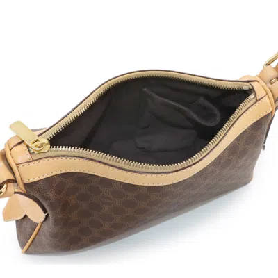 Pre-owned Celine Brown Pvc Leather Shoulder Bag ()