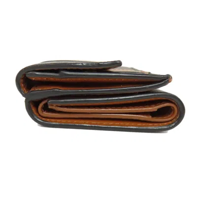 Pre-owned Celine Macadam Dark Brown Pvc Wallet (tri-fold) ()