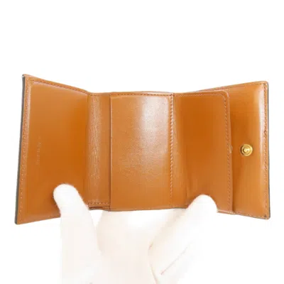 Pre-owned Celine Macadam Dark Brown Pvc Wallet (tri-fold) ()