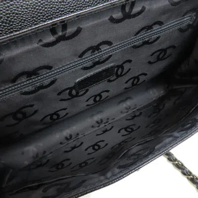 Pre-owned Chanel Black Caviar Leather Tote Bag ()