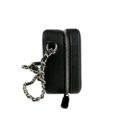 Pre-owned Chanel Black Leather Caviar Leather Shoulder Bag ()