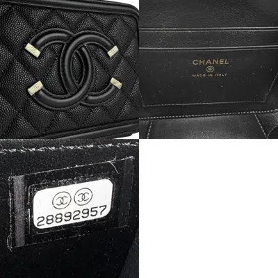Pre-owned Chanel Black Leather Caviar Leather Shoulder Bag ()