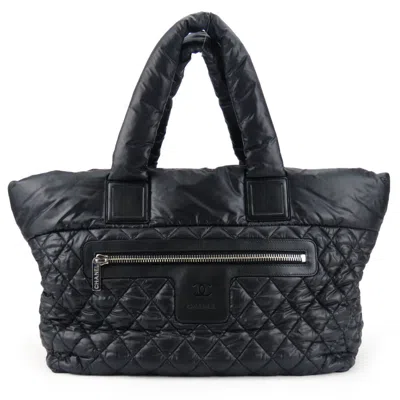 Pre-owned Chanel Black Nylon Tote Bag ()