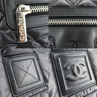 Pre-owned Chanel Black Nylon Tote Bag ()