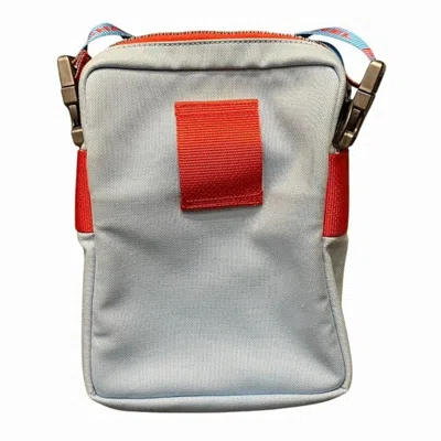 Pre-owned Chanel Blue Red Color Canvas Shoulder Bag Sling Bag ()