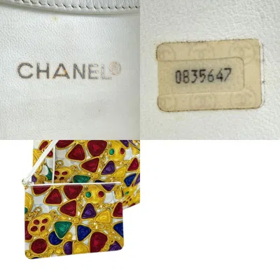 Pre-owned Chanel Multi-color Yellow Canvas Pouch Shoulder Bag ()