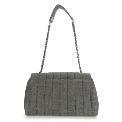 Pre-owned Chanel Navy Denim Shoulder Bag ()