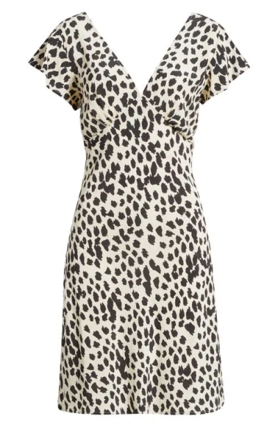 Rails Gigi Spot Print Minidress In Black