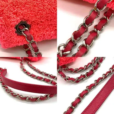 Pre-owned Chanel Pile Fabric Pochette Shoulder Bag ()