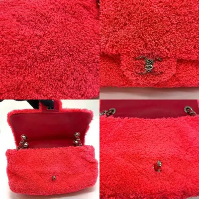 Pre-owned Chanel Pile Fabric Pochette Shoulder Bag ()