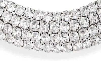 Tasha Crystal Pavé Ring Drop Earrings In Metallic