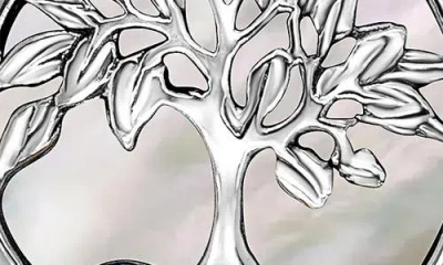 Samuel B. Sterling Silver Tree Of Life Drop Earrings In Metallic