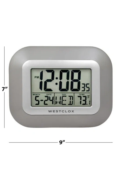 Westclox Digital Lcd Wall Clock