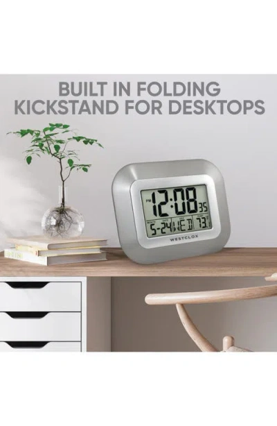 Westclox Digital Lcd Wall Clock