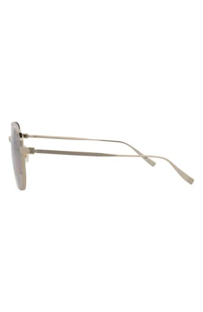 Dunhill Square-frame Titanium Sunglasses In Silver