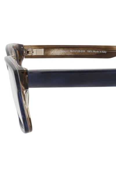 Maui Jim 57mm Rectangle Optical Frames In Black