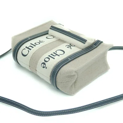 Pre-owned Chloé Linen Leather Tote Bag ()