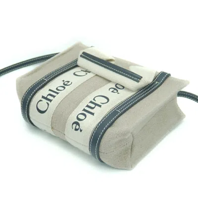 Pre-owned Chloé Linen Leather Tote Bag ()