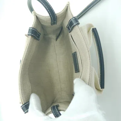Pre-owned Chloé Linen Leather Tote Bag ()
