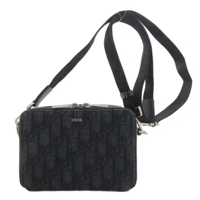 Pre-owned Dior Christian  Black Canvas Shoulder Bag ()