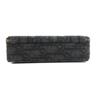 Pre-owned Dior Christian  Black Canvas Shoulder Bag ()
