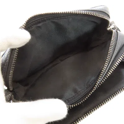 Pre-owned Dior Christian  Black Canvas Shoulder Bag ()