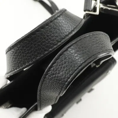 Pre-owned Dior Christian  Black Leather Handbag Shoulder Bag Tote Bag ()