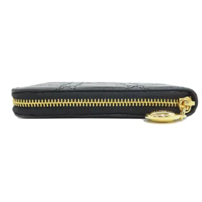 Pre-owned Dior Christian  Black Leather Wallet (bi-fold) ()