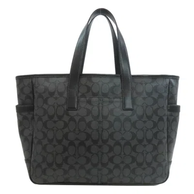 Pre-owned Coach Black Pvc Tote Bag ()